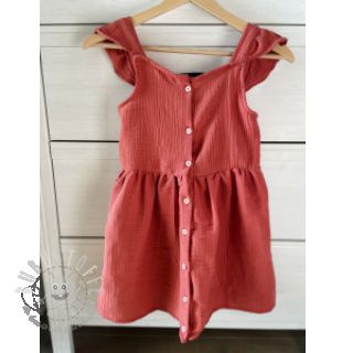 Double gauze/musselin terra