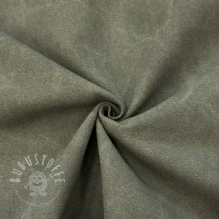 CANVAS STONEWASHED army green