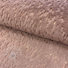 Kunstfell FOIL dark rose