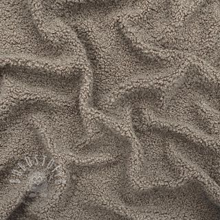 Mantelstoff TEDDY taupe
