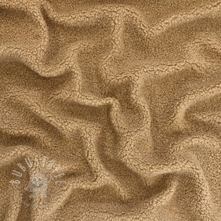 Mantelstoff TEDDY camel