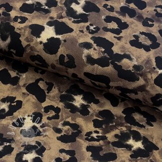 Dekostoff Animal skin light brown digital print