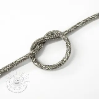 Baumwollkordel 5 mm MELANGE light grey