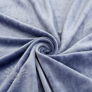 Samt VELVET STRETCH blue