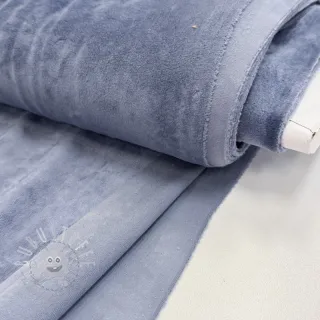 Samt VELVET STRETCH blue