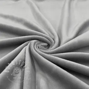 Samt VELVET STRETCH light grey