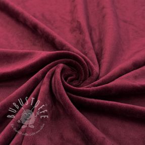 Samt VELVET STRETCH bordeaux