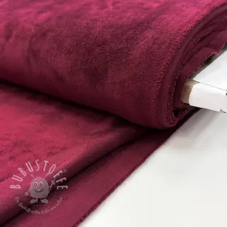 Samt VELVET STRETCH bordeaux