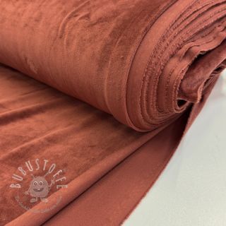 Samt VELVET STRETCH brick
