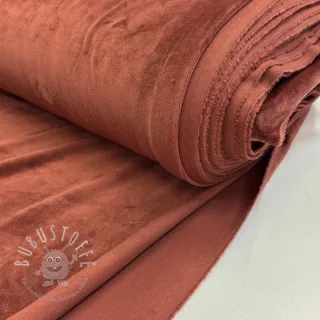 Samt VELVET STRETCH brick