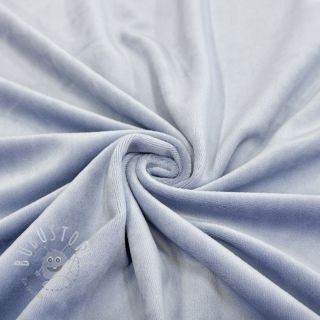 Samt VELVET STRETCH light blue