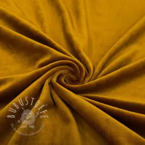 Samt VELVET STRETCH camel