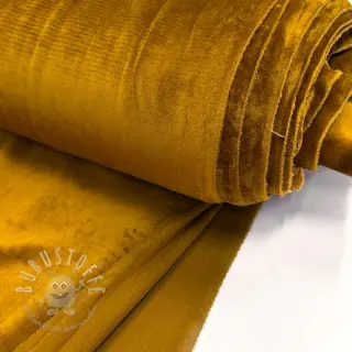 Samt VELVET STRETCH camel