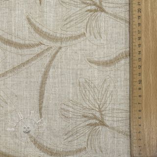 Viskosestoff leinen Desert flowers design C