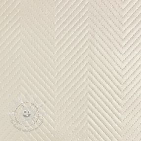 Kunstleder Capiton blanc