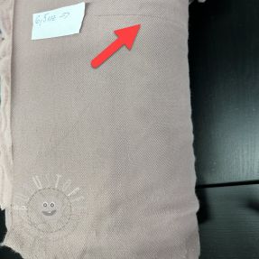 Fleece Paw prints powder pink 2.Klasse