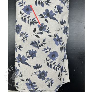 Dekostoff Linenlook Night flowers digital print 2.Klasse