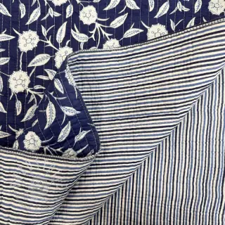 Baumwollstoff QUILT Gange indigo