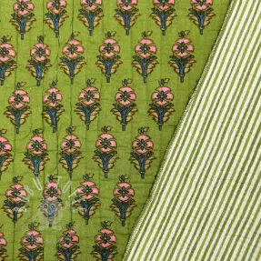 Baumwollstoff QUILT Gange vert