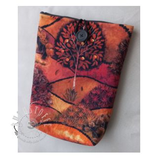 Dekostoff Forest hill autumn digital print