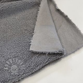 Mantelstoff TEDDY grey