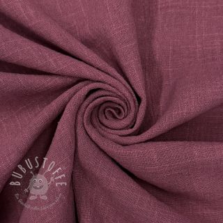 Baumwollstoff SLUB WASHED mauve