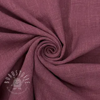Baumwollstoff SLUB WASHED mauve