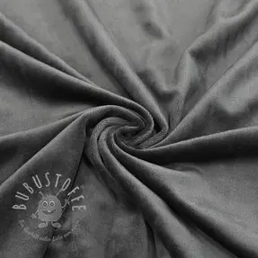 Samt VELVET STRETCH dark grey