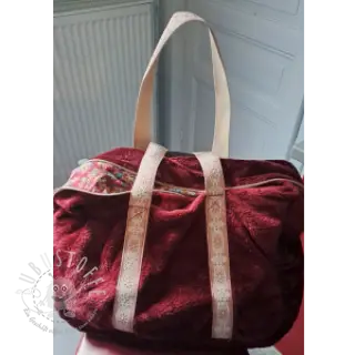 Kunstfell SMOOTH bordeaux