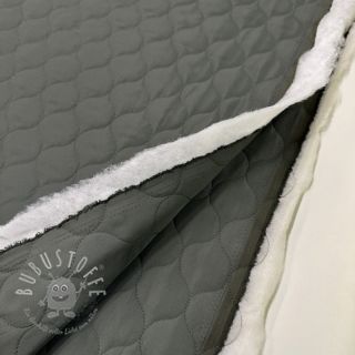 Steppstoffe Round moss green