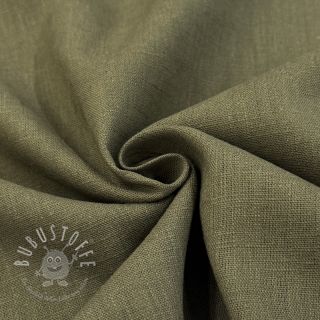 Leinenstoff gewaschen dark moss green
