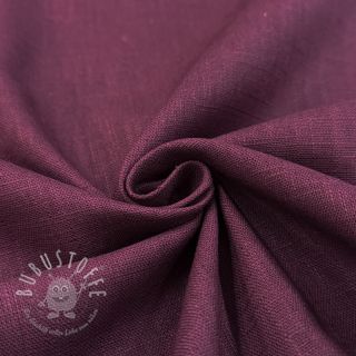 Leinenstoff gewaschen wine red