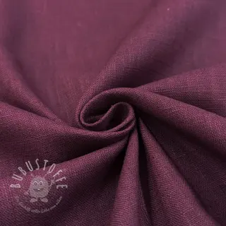 Leinenstoff gewaschen wine red