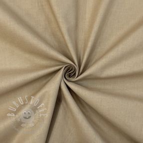Baumwollstoff popeline dark beige