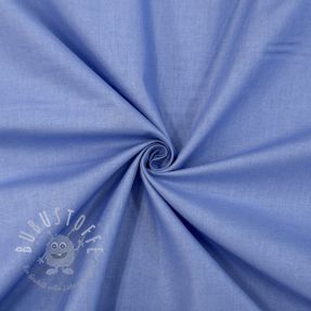 Baumwollstoff popeline dark sky blue