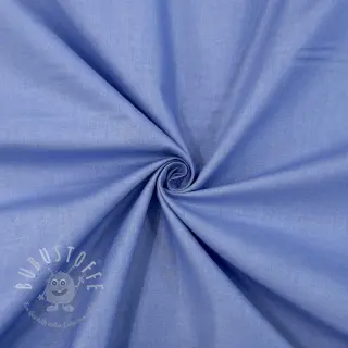 Baumwollstoff popeline dark sky blue