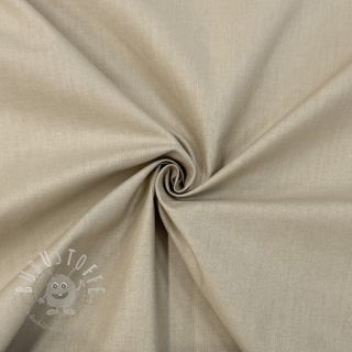 Baumwollstoff popeline light brown